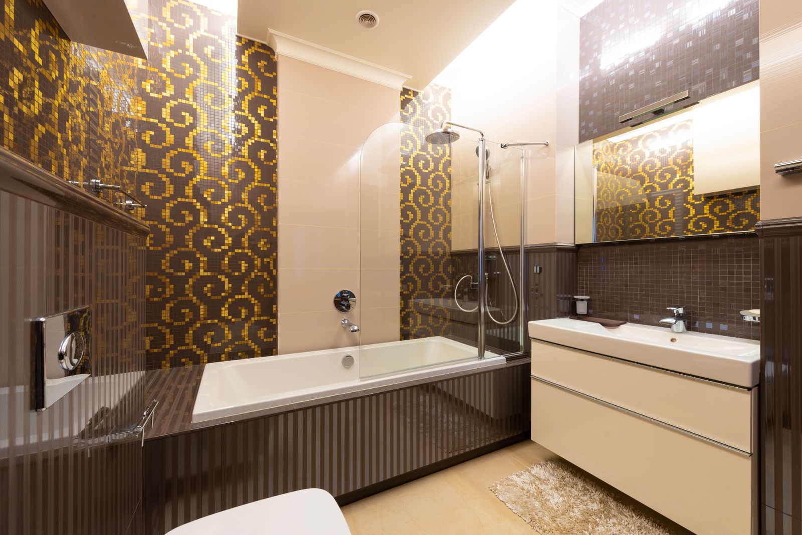 Tile and flooring by Meridian Bath & Tile, Denver.